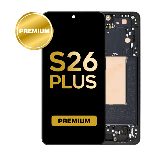 [LCD-S26P-WF-BK] OLED Assembly for Samsung Galaxy S26 Plus (S947) with Frame - Black (Premium)