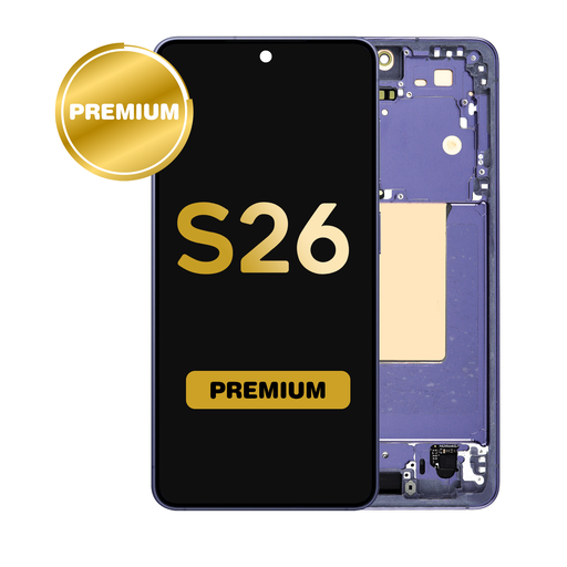[LCD-S26-WF-VLT] OLED Assembly for Samsung Galaxy S26 (S942) with Frame - Cobalt Violet (Premium)