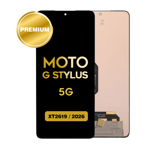 [LCD-XT2619-BK] OLED Assembly without Frame for Motorola Moto G Stylus 5G (XT2619 / 2026) (Premium)
