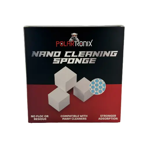 [TL-PLRTX-SPNG005-1000P] Polartronix PCB Nano Cleaning Sponge – 1000 Pack, Non-Scratch ESD-Safe Antistatic Pads for Flux & Solder Residue Removal, IPA Compatible Circuit Board Cleaning (SPNG005)