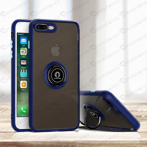[CS-I7-MTR-NBL] Matte Ring Case  for iPhone 7/8 - Dark Blue