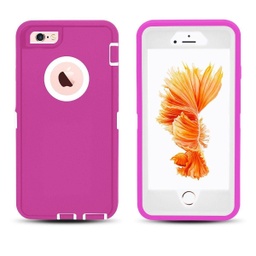 [CS-I7-OBD-PNWH] DualPro Protector Case  for iPhone 7/8 - Pink & White