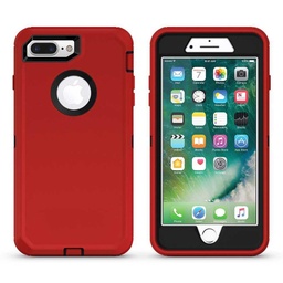 [CS-I7-OBD-RDBK] DualPro Protector Case  for iPhone 7/8 - Red & Black
