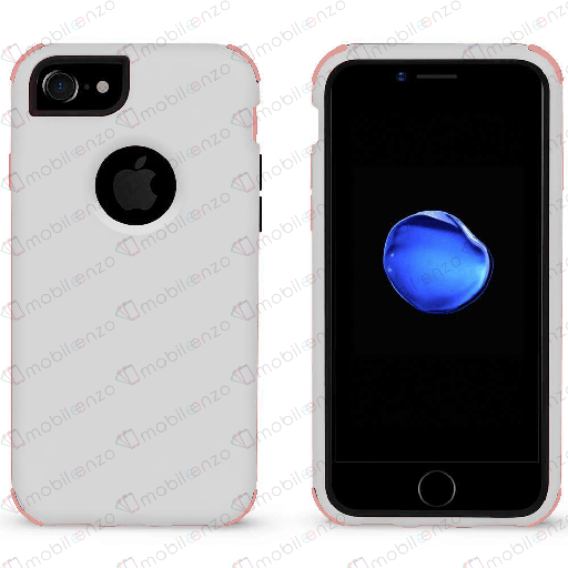 [CS-I7P-BHCL-SIRO] Bumper Hybrid Combo Case for iPhone 7/8 Plus - Silver & Rose Gold