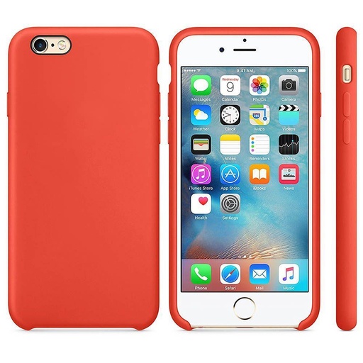 [CS-I7-PMS-RD] Premium Silicone Case for iPhone 7/8 - Red