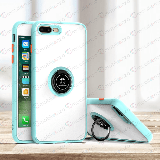 [CS-I7P-MTR-BL] Matte Ring Case  for iPhone 7/8 Plus - Blue