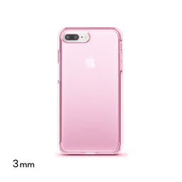 [CS-I7P-TSC-PN] Transparent Color Case  for iPhone 7/8 Plus- Pink