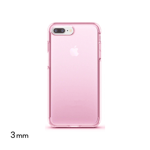 [CS-I7P-TSC-PN] Transparent Color Case  for iPhone 7/8 Plus- Pink