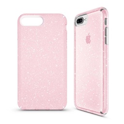 [CS-I7P-TSP-PN] Transparent Sparkle Case  for iPhone 7/8 Plus - Pink