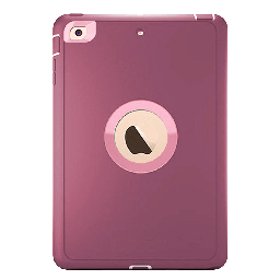 [CS-IPAIR2-OBD-BULPN] DualPro Protector Case  for iPad Air 2/9.7 - Burgundy & Light Pink