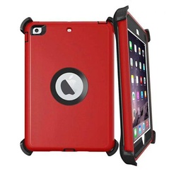 [CS-IPAIR2-OBD-RDBK] DualPro Protector Case  for iPad Air 2/9.7 - Red & Black