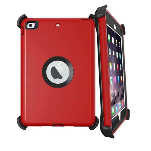 [CS-IPAIR2-OBD-RDBK] DualPro Protector Case for iPad Air 2/9.7 - Red & Black