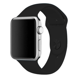 [CS-IW42-PMS-BK] Premium Slicone Band for iWatch 42/44/45/49mm - Black