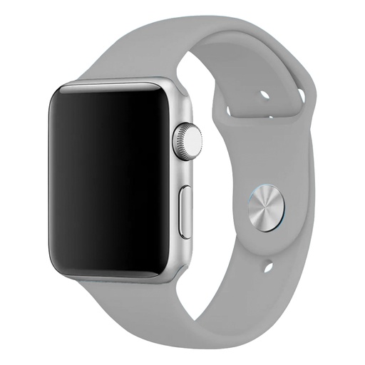 [CS-IW42-PMS-GY] Premium Silicone Band for iWatch 42/44/45/49mm - Gray