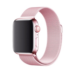 [CS-IW42-SS-LPN] Stainless Steel Band for iWatch 42mm/44mm - Light Pink
