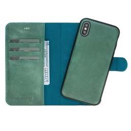 [CS-IX-BWMM-TQ] BNT Wallet  Magnet Magic  for iPhone X/Xs - Turquoise