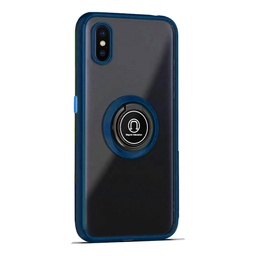 [CS-IX-MTR-DBL] Matte Ring Case  for iPhone X/Xs - Dark Blue
