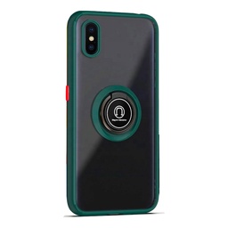 [CS-IX-MTR-DGR] Matte Ring Case  for iPhone X/Xs - Dark Green