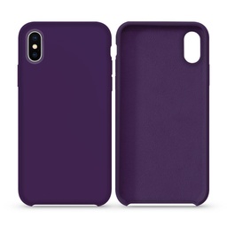[CS-IX-PMS-PU] Premium Silicone Case for iPhone X/Xs - Purple
