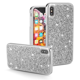 [CS-IXR-COD-SI] Color Diamond Hard Shell Case  for iPhone XR - Silver