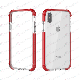 [CS-IXR-HEC-RDE] Hard Elastic Clear Case  for iPhone XR - Red Edge