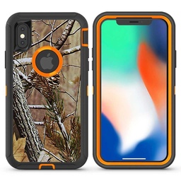 [CS-IXR-OBD-CAMOR] DualPro Protector Case  for iPhone XR - Camouflage Orange