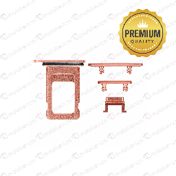 [SP-IXR-ST-PM-OR] Sim Card Tray and Hard Buttons Set for iPhone XR (Premium Quality) - Coral