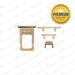 [SP-IXR-ST-PM-YL] Sim Card Tray and Hard Buttons Set for iPhone XR (Premium Quality) - Yellow