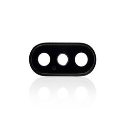 [SP-IXSM-BCL-BK] Back Camera Lens for iPhone Xs Max / Xs w/ Adhesive Black Glass Only (10 pcs)