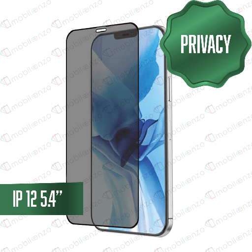 [TG-I12M-PRV-9D] Privacy Tempered Glass for iPhone 12 Mini (5.4") - 9D