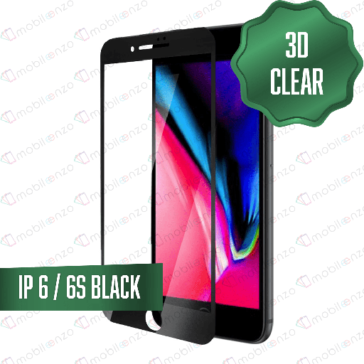 [TG-I6-3D-BK] 3D Tempered Glass for iPhone 6 - Black