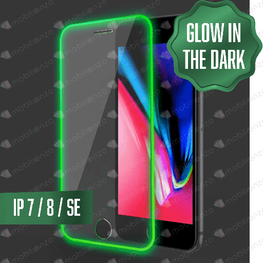 [TG-I7-GWD] Tempered Glass for iPhone 7 / 8 / SE - Glow in the Dark
