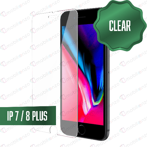 [TG-I7P] Clear Tempered Glass for iPhone 7 Plus / 8 Plus (10 Pcs)