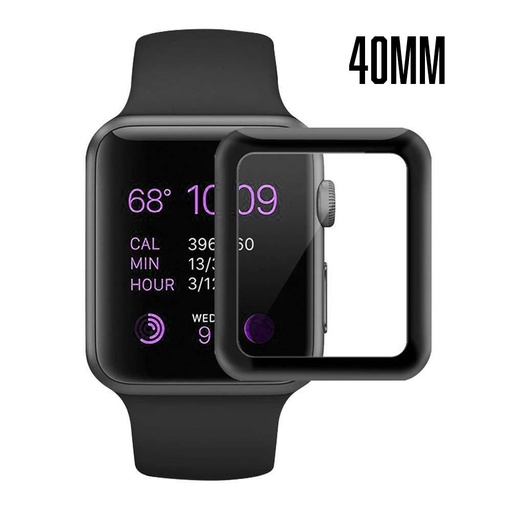 [TG-IW-3D-40-CL] Clear Tempered Glass for Apple Watch 3D 40 mm (1 Pc)