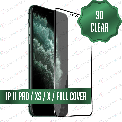 [TG-IX-9D-BK] 9D Tempered Glass for iPhone X / XS / 11 Pro