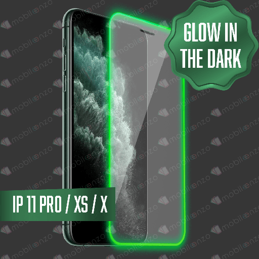[TG-IX-GWD] Tempered Glass for iPhone X / XS /11 Pro - Glow in the Dark