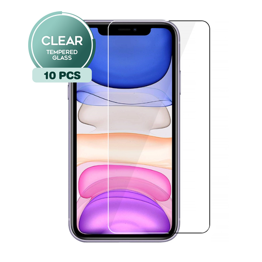[TG-IXR-CL10] Clear Tempered Glass for iPhone XR / 11 (10 Pcs)