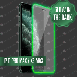 [TG-IXSM-GWD] Tempered Glass for iPhone Xs Max/ 11 Pro Max - Glow in the Dark
