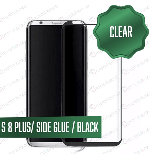 [TG-S8P-BK] Tempered Glass for Samsung Galaxy S8 Plus Black