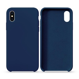 [CS-IXSM-PMS-DBL] Premium Silicone Case for iPhone Xs Max - Dark Blue