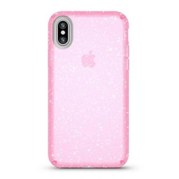 [CS-IXSM-TSP-PN] Transparent Sparkle Case  for iPhone Xs Max - Pink