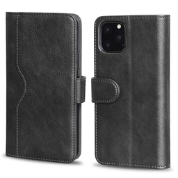 [CS-IXSM-VWL-BK] V-Wallet Leather Case for iPhone Xs Max - Black