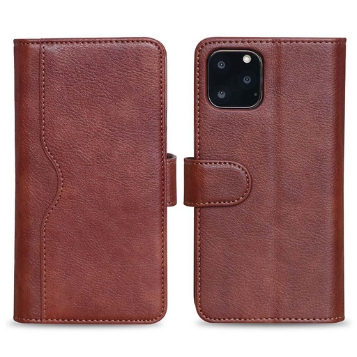 [CS-IXSM-VWL-BR] V-Wallet Leather Case for iPhone Xs Max - Brown