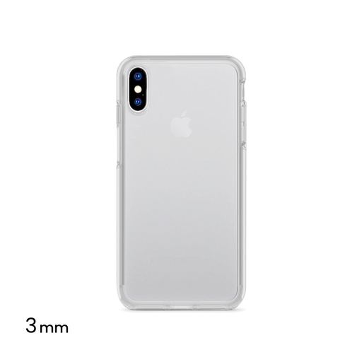 [CS-IX-TSC-CLR] Transparent Color Case  for iPhone X/Xs - Clear