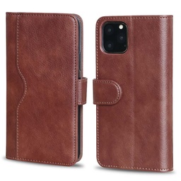 [CS-IX-VWL-BW] V-Wallet Leather Case for iPhone X/Xs - Brown