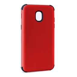 [CS-J3-2018-BHCL-RDBK] Bumper Hybrid Combo Layer Protective Case  for Samsung J3 2018 - Red &amp; Black