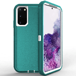 [CS-N20-OBD-TEWH] DualPro Protector Case for Galaxy Note 20 - Teal &amp; White
