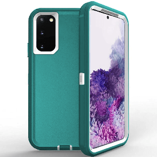 [CS-N20-OBD-TEWH] DualPro Protector Case for Galaxy Note 20 - Teal & White