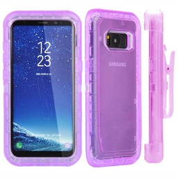 [CS-N8-TOBD-PN] Transparent  DualPro Protector Case for Galaxy Note 8 - Pink