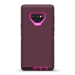 [CS-N9-OBD-BUPN] DualPro Protector Case  for Galaxy Note 9 - Burgundy &amp; Pink